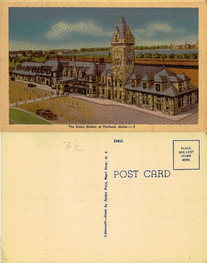 The Union Station at Portland, Maine