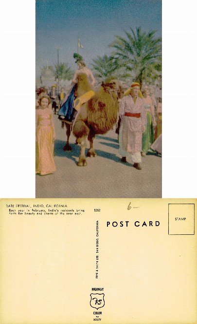 Date Festival Parade with Camel