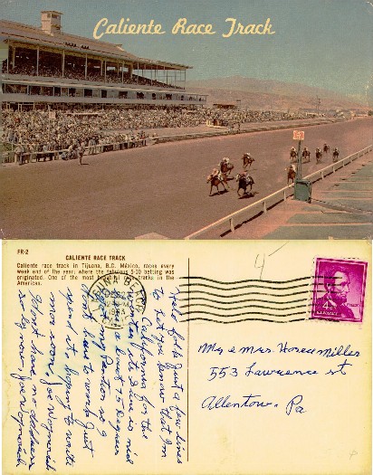 Caliente Race Track Horse Racing
