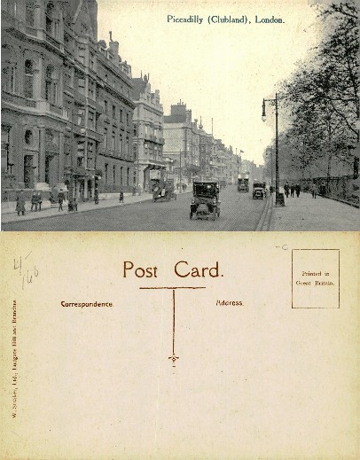Piccadilly Street Scene with Cars