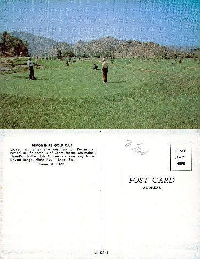 Golfers on Green at Devonshire Club