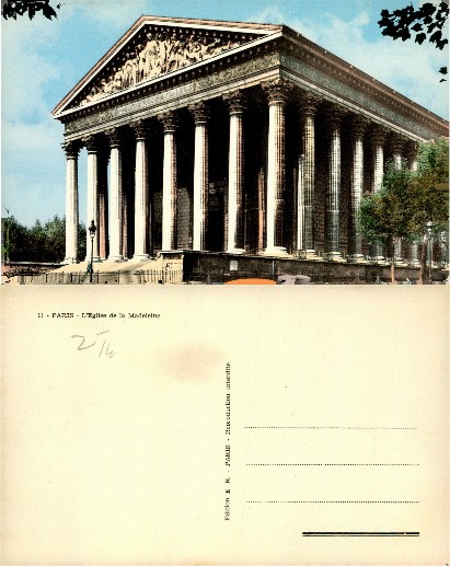 La Madeleine Church Facade