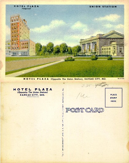 Hotel Plaza and Union Station, Kansas City
