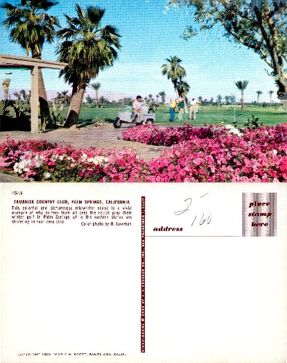 Golfers at Tamarisk Country Club