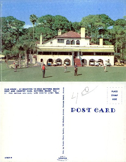 Daytona Beach Golf Club House and Golfers