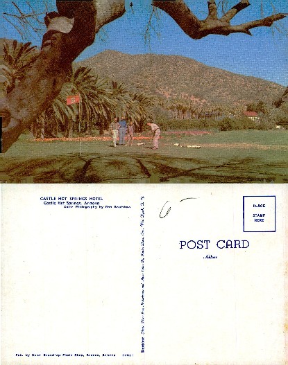 Golfers at Castle Hot Springs Hotel