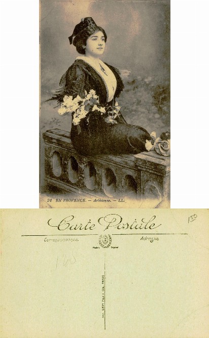 Arlésienne Woman in Traditional Costume