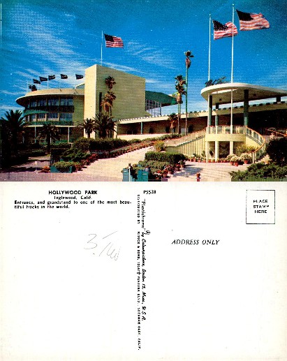 Hollywood Park Racetrack Entrance