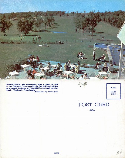 Golf Course & Clubhouse Terrace, Tamiment