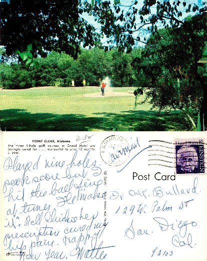 Golf Course with Golfers