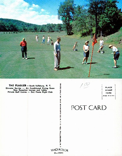 Golfers on a Resort Golf Course