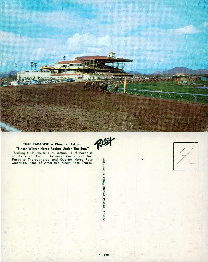 Horse Racing Track and Grandstand