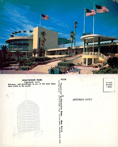 Hollywood Park Racetrack Entrance