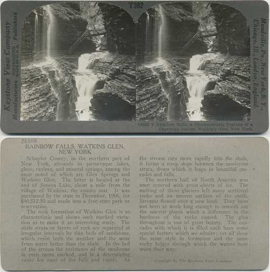 Rainbow Falls in Watkins Glen