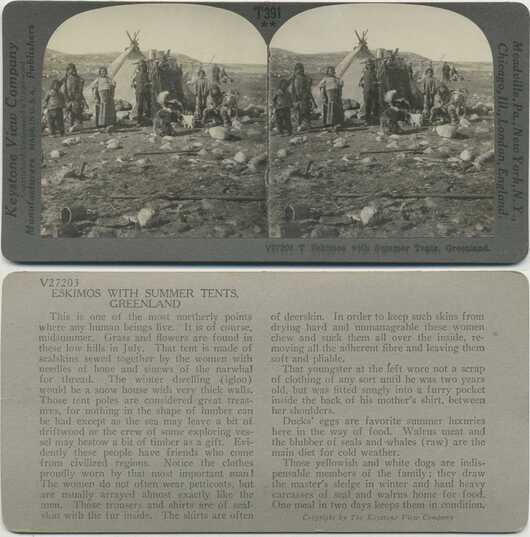 Eskimos with Summer Tents
