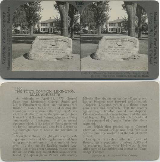 Lexington Minute Men Monument