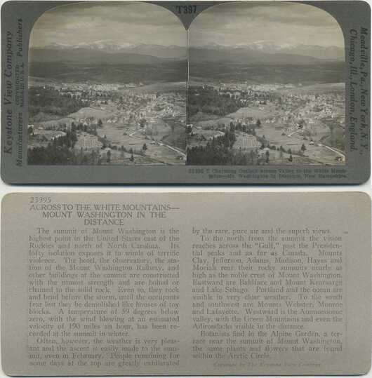 Valley Town and Distant Mountains