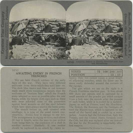 French Soldiers in Trench