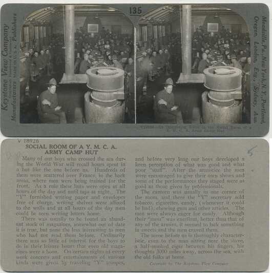 YMCA Army Camp Hut Social Room