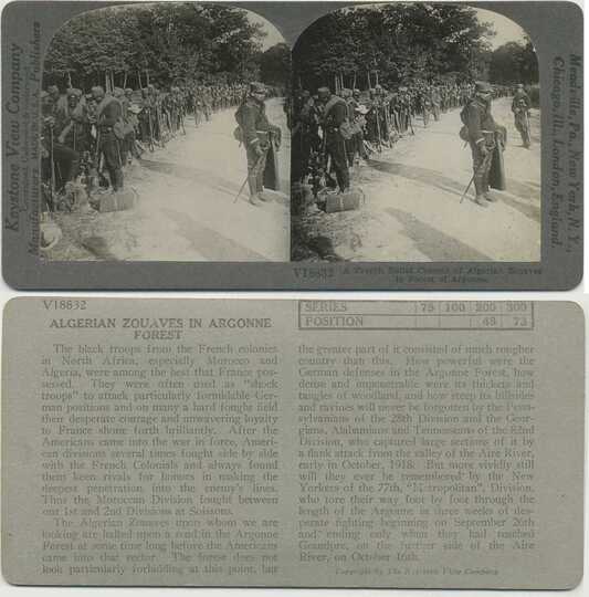 Algerian Zouaves in Argonne Forest