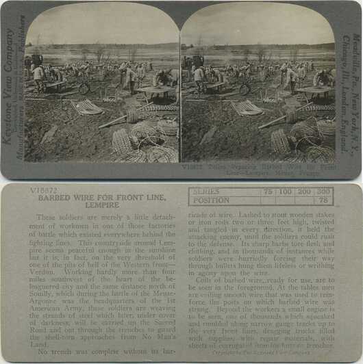 WWI Barbed Wire Field Factory