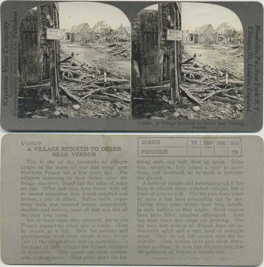 Destroyed Village near Verdun