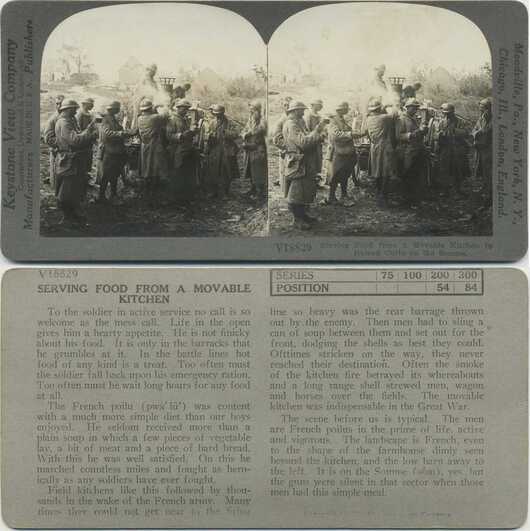 French Soldiers at Movable Kitchen