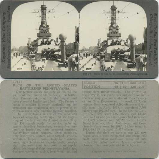 Battleship Pennsylvania Deck