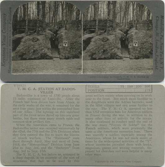 WWI Trench & YMCA Dugout Entrance