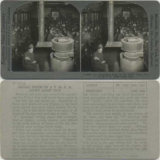 Army YMCA Hut Social Room