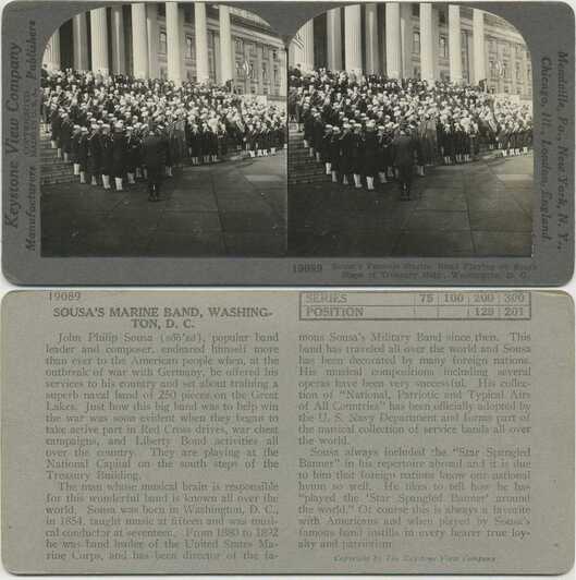Sousa's Marine Band on Treasury Steps