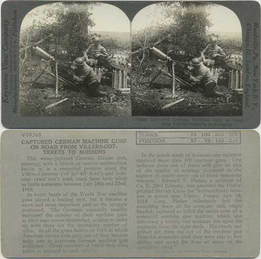 Captured German Machine Guns