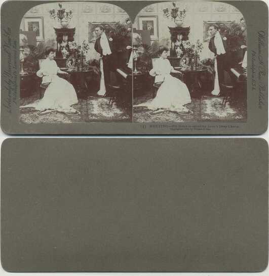 Formal Couple in Drawing Room