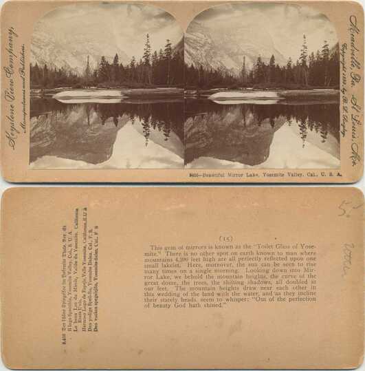 Beautiful Mirror Lake Yosemite