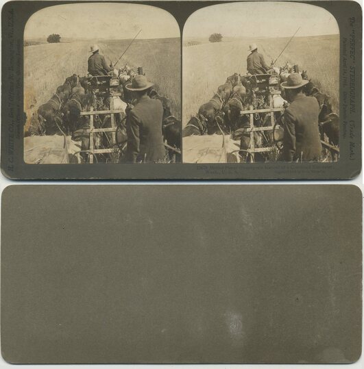 Horse-drawn Combined Harvester