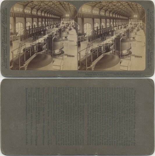 Power House Interior with Dynamos