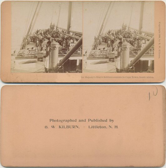 Her Majesty's Brave Soldiers on Ship