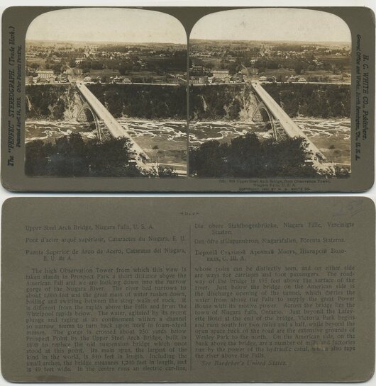 Upper Steel Arch Bridge, Niagara Falls