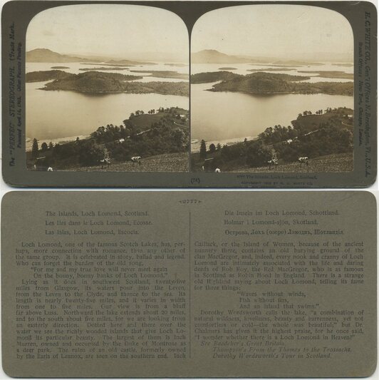 Islands in Loch Lomond, Scotland