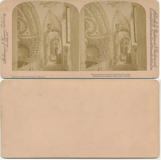 Corridor of Capuchin Catacombs