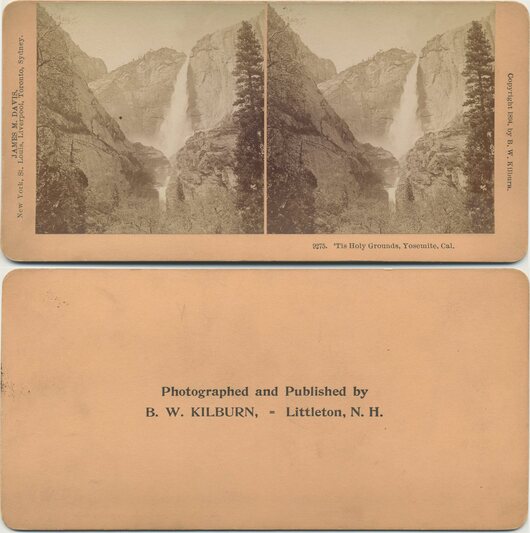 Yosemite Valley Waterfall & Cliffs
