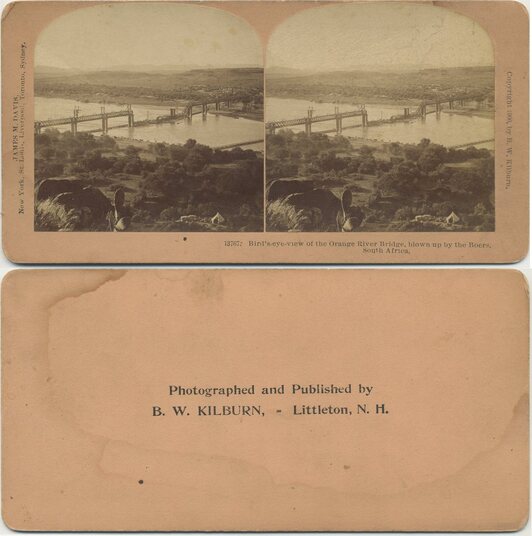 Orange River Bridge, blown up
