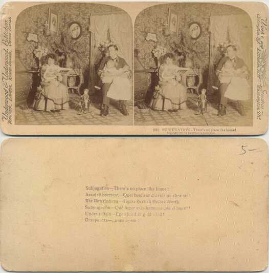 Family in Home Parlor