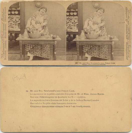 Cook Working at a Kitchen Table