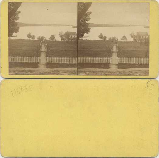 Lakeside View with Picket Fence