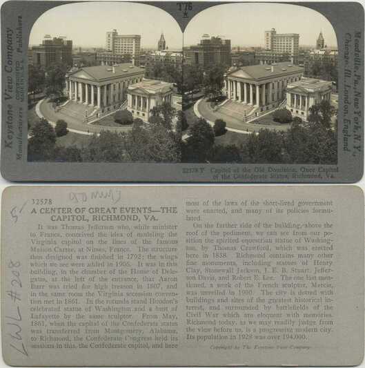 Virginia Capitol, Richmond City View