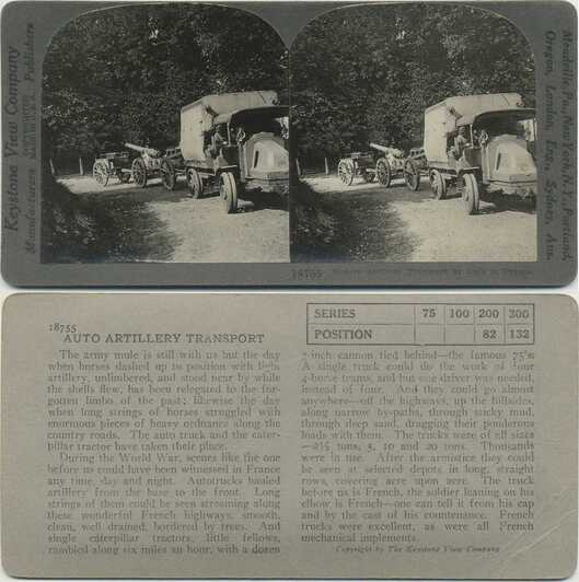 Auto Artillery Transport in France