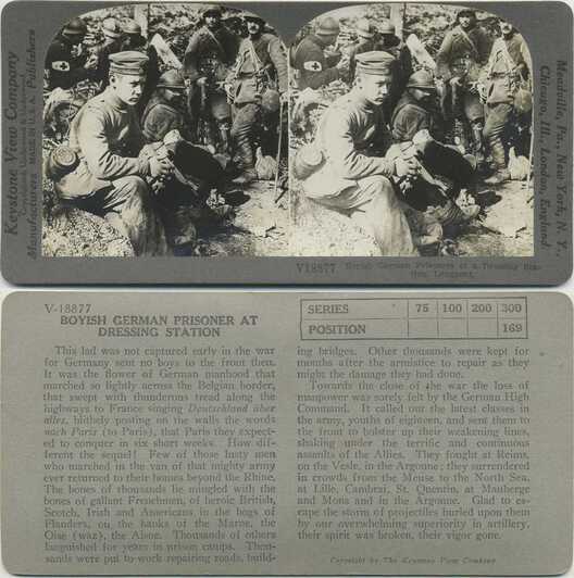 German Prisoners at Dressing Station