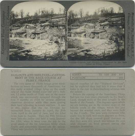 Dugouts & Shelters, Flirey Cantonment