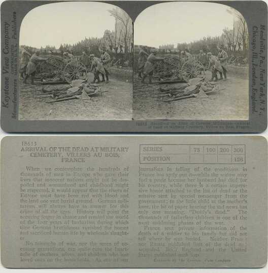 Arrival of Dead at Military Cemetery
